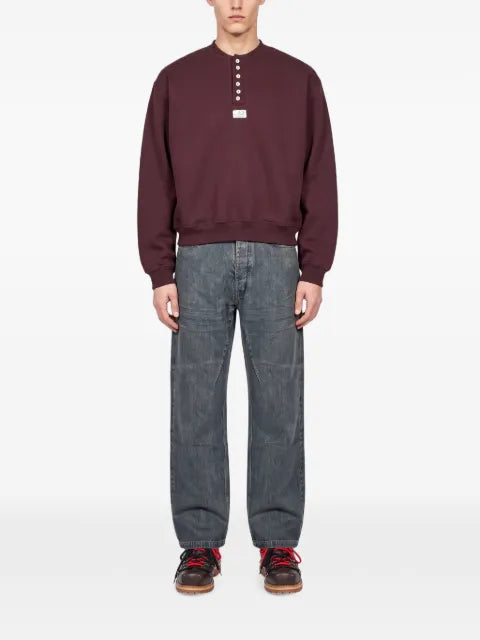 Magliano button-placket sweatshirt