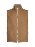 Lardini zip-up high-neck gilet