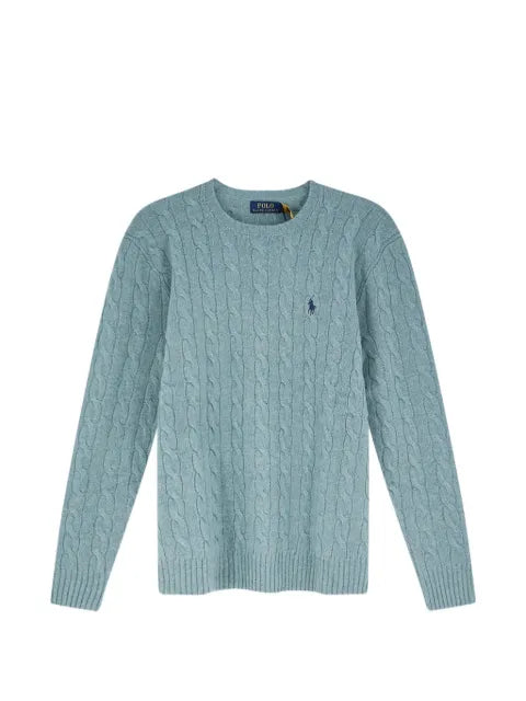 Polo Ralph Lauren cable-knit Pony-embroidered sweater