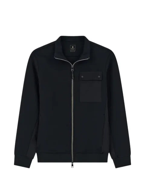 Boggi Milano full-zip sweatshirt in cotton blend Scuba B Tech