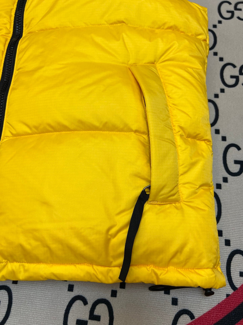 The North Face Yellow/Black 1996 Retro Nuptse Down Vest