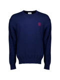 Drôle De Monsieur logo-embroidered V-insert sweater