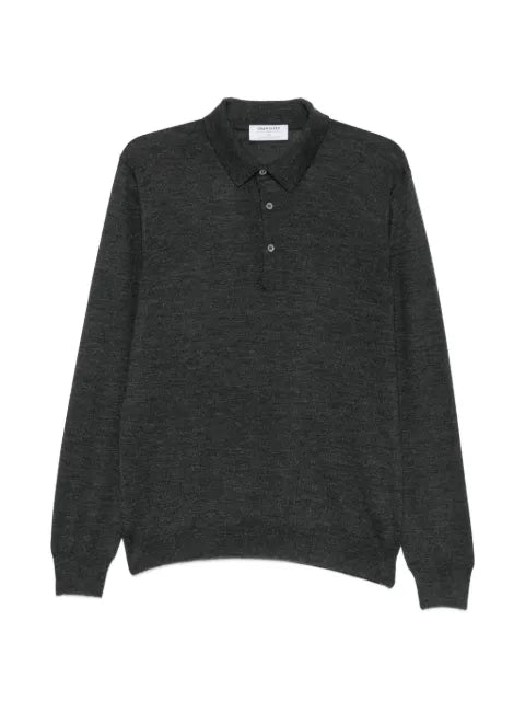Gran Sasso button-fastening polo sweater