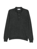 Gran Sasso button-fastening polo sweater