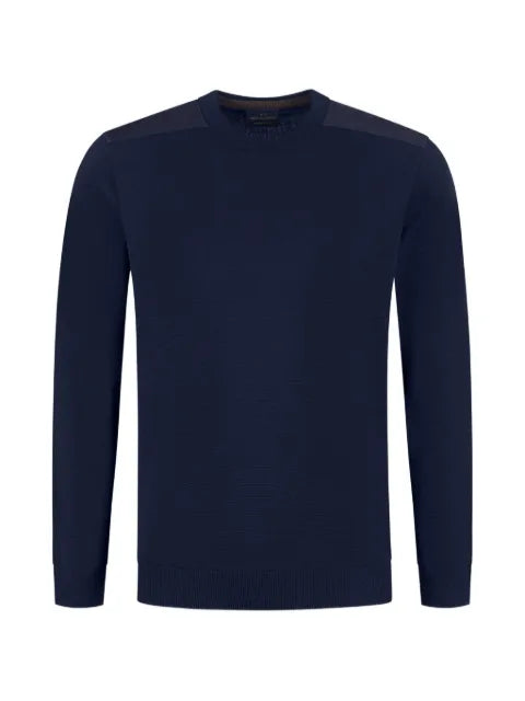 Paul & Shark panelled crew-neck sweater