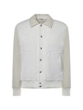 Eleventy panelled press-stud jacket