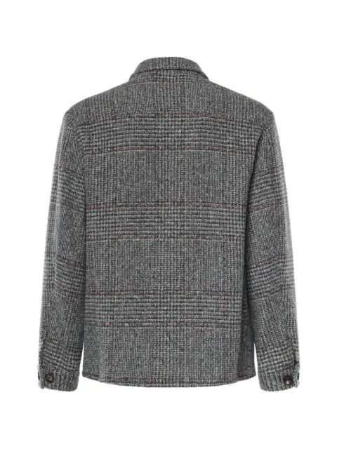 Eleventy checked shirt jacket