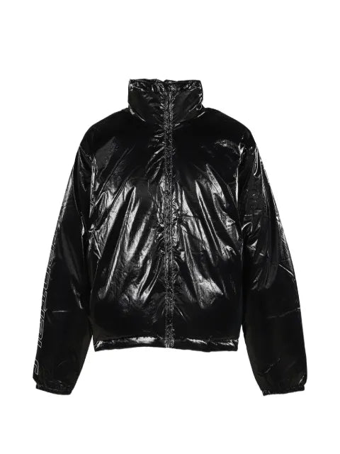 ESSENTIALS logo-print puffer jacket