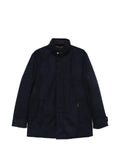 Moorer button-up high-neck jacket