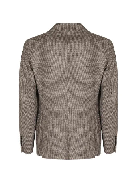 Circolo 1901 houndstooth-pattern single-breasted blazer