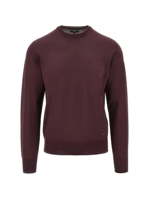 Emporio Armani virgin wool crew-neck sweater