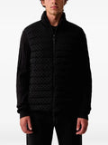 Armani Exchange all-over logo-print quilted gilet