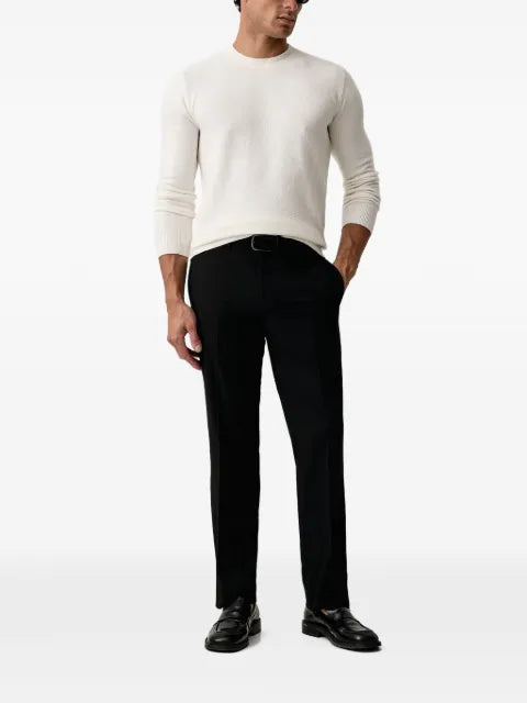 Karl Lagerfeld waffle-knit crew-neck sweater