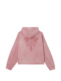 FIVE CM skeleton-embroidered washed-effect hoodie
