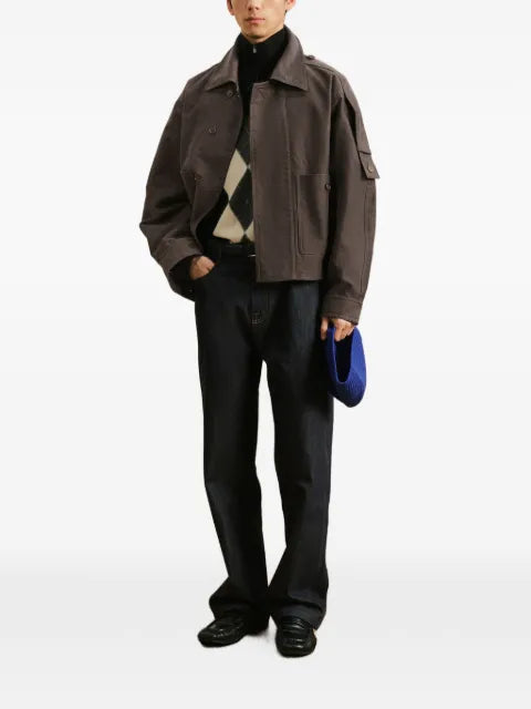 CROQUIS relaxed-fit cargo military jacket