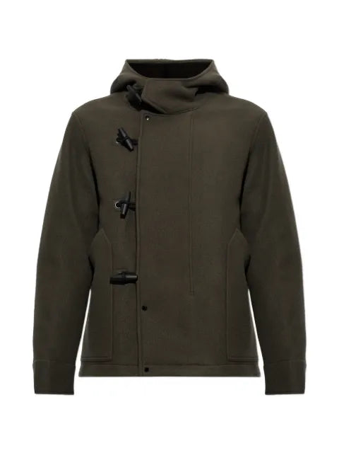 Stone Island Heavy Melton hooded jacket