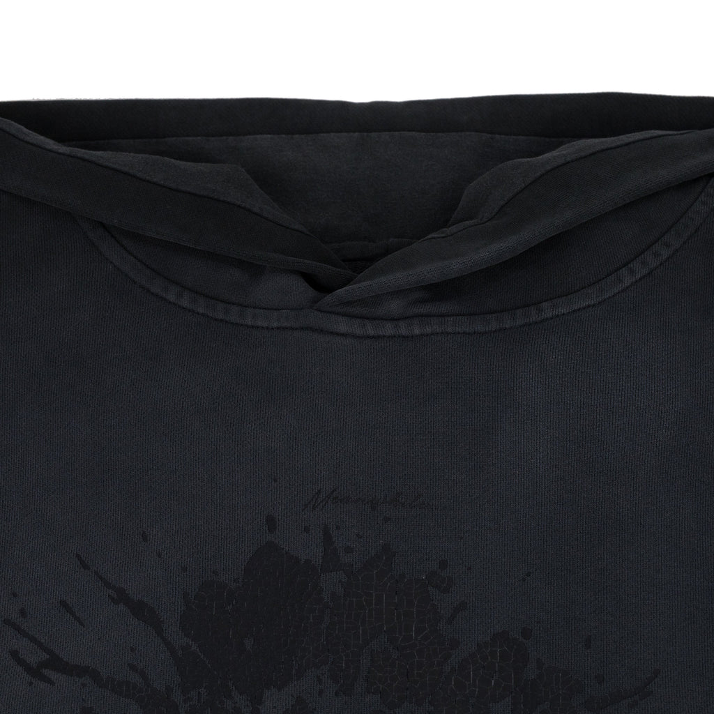 Black French Terry Arc Logo Hoodie