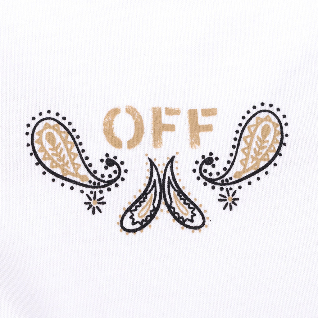 White Bandana Arrow Slim T-shirt