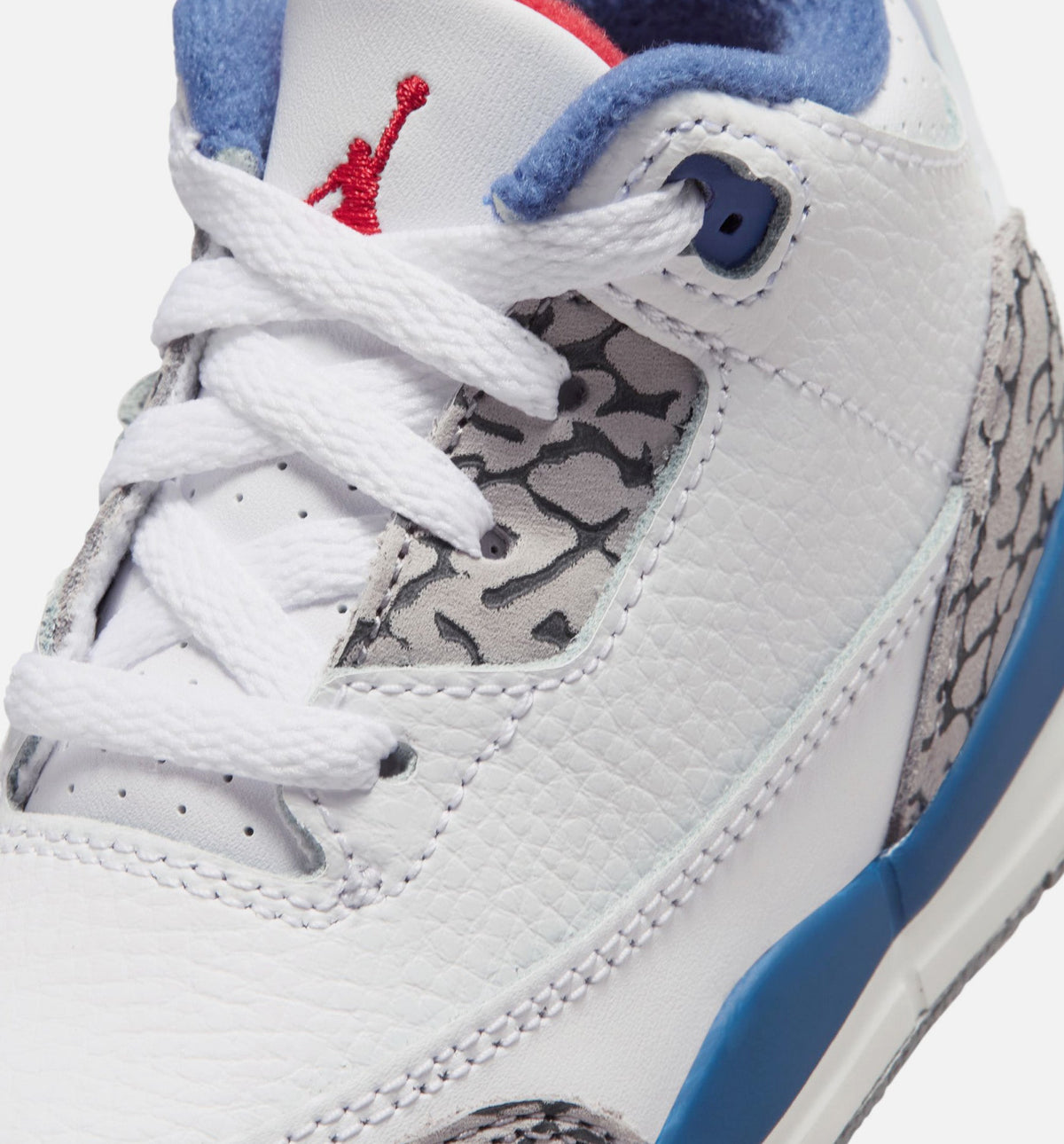 Air Jordan 3 Retro OG True Blue Infant/Toddler – White/Fire Red/True Blue