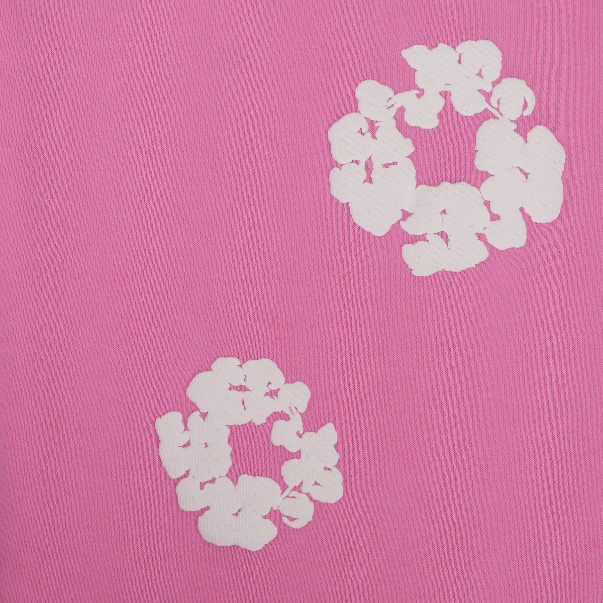 Pink Cotton Wreath Sweatpants
