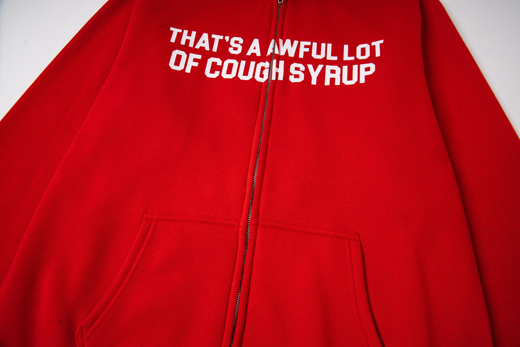 That's A Awful Lot Of Cough Syrup Classic Zip Up Hoodie
