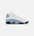 Air Jordan 13 Retro Blue Grey Big Kids' Lifestyle Shoes - White/Blue Grey/Black/Yellow Ochre