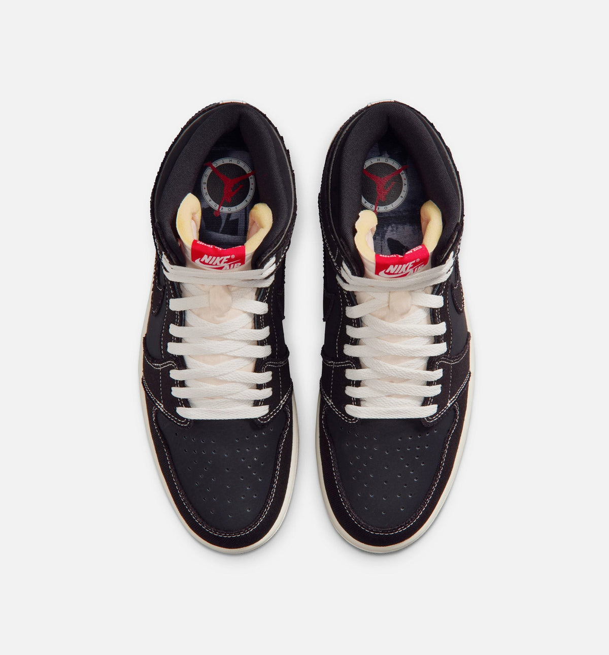 Air Jordan 1 Retro High OG Flight Club – Men's Lifestyle Shoe in Black/University Red/Sail/Gum Medium Brown