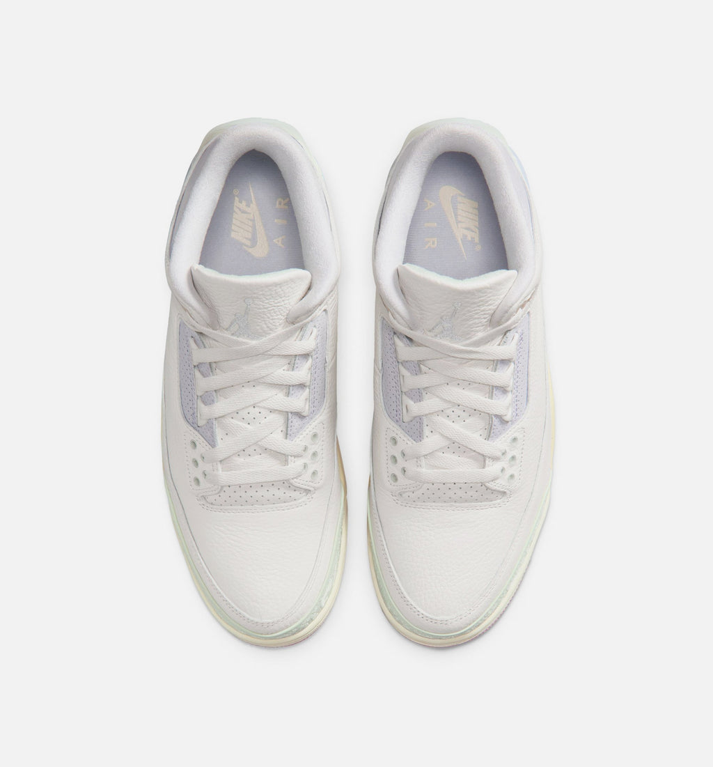 Air Jordan 3 Retro "Sail and Jade Aura" Men's Shoe – Sail/Jade Aura/Aura/Iced Carmine