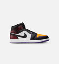 Air Jordan 1 Mid SE - Men's Lifestyle Sneaker (True Red/White/Court Purple/Black)