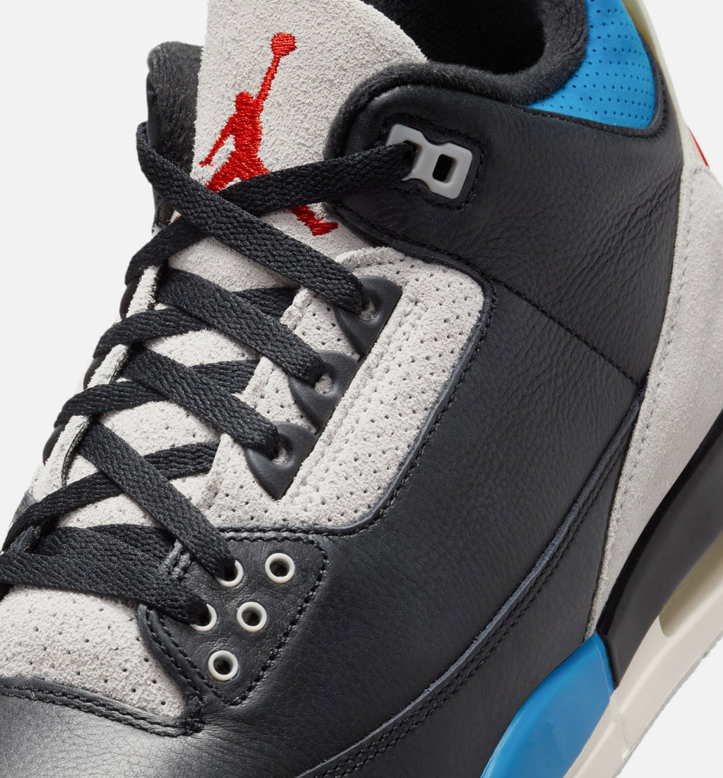 Air Jordan 3 Retro OG Rare Air | Men's Lifestyle Shoe | Black/Chile Red/Neutral Grey