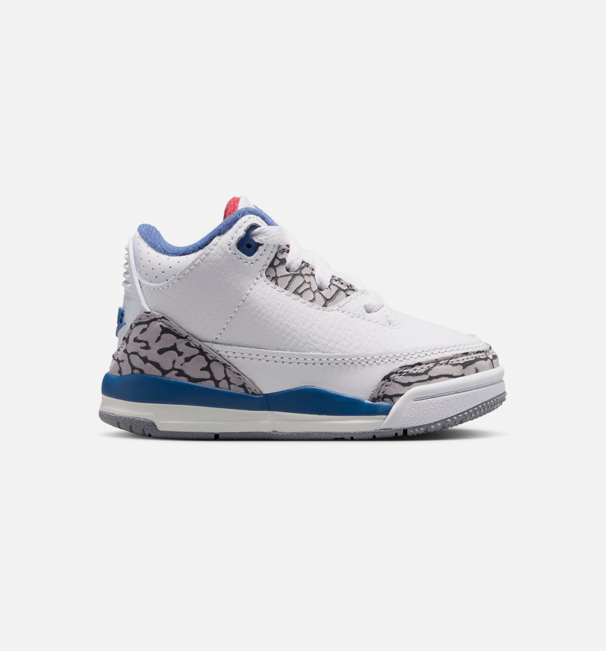 Air Jordan 3 Retro OG True Blue | Infant/Toddler Lifestyle Shoe | White/Fire Red/True Blue