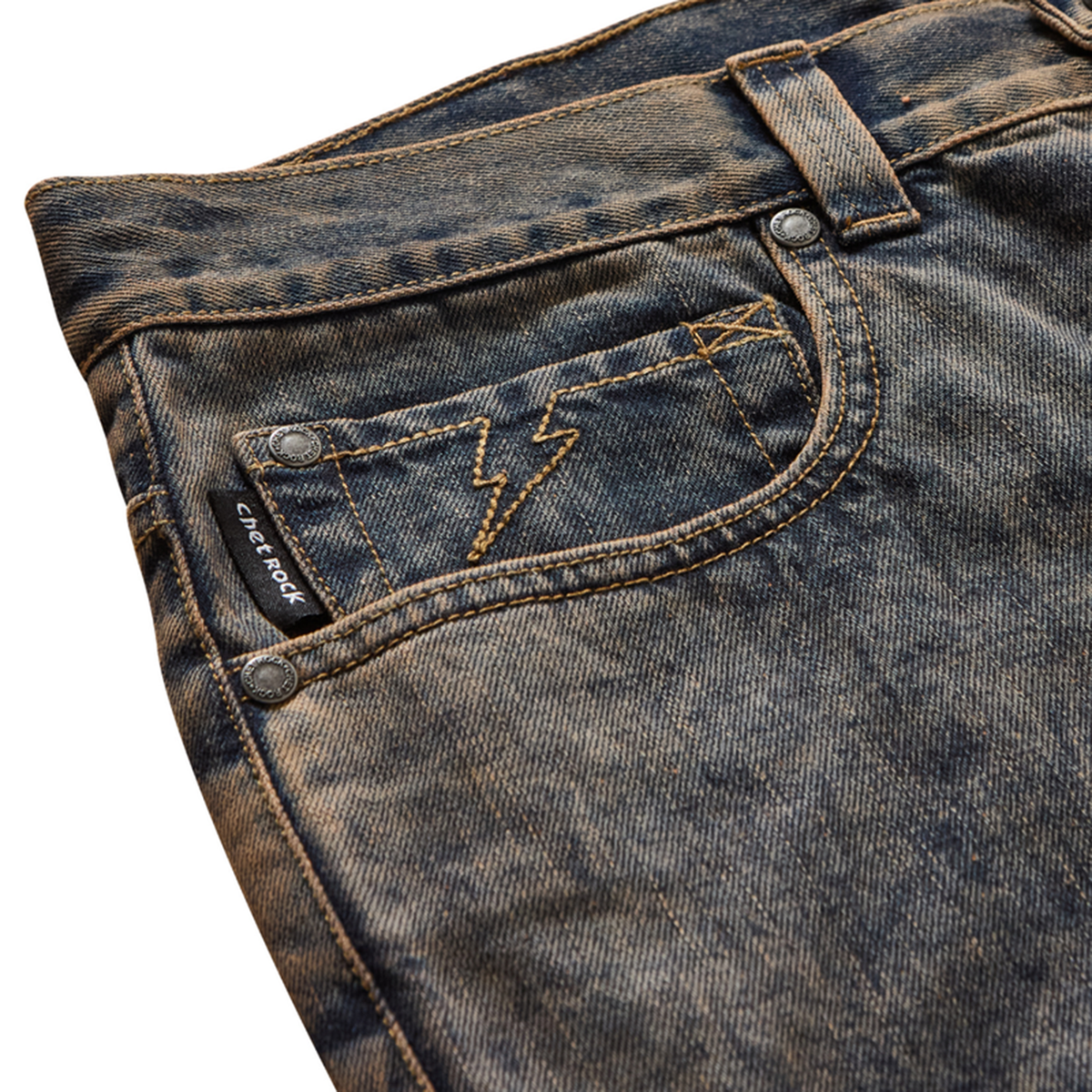 Chet Rock Idol Shorts: Blue Marble Wash