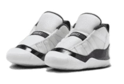 Jordan 11 Crib Bootie "Gratitude" White/Metallic Gold-Black (CI6165 170)