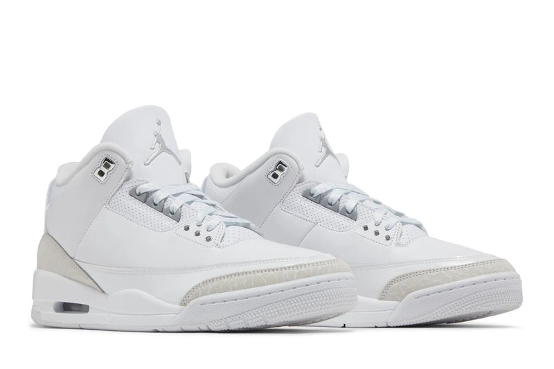 Air Jordan 3 Retro 'Pure Money' 2025 – The All-White AJ3 That Proves Clean Is the Hardest Flex