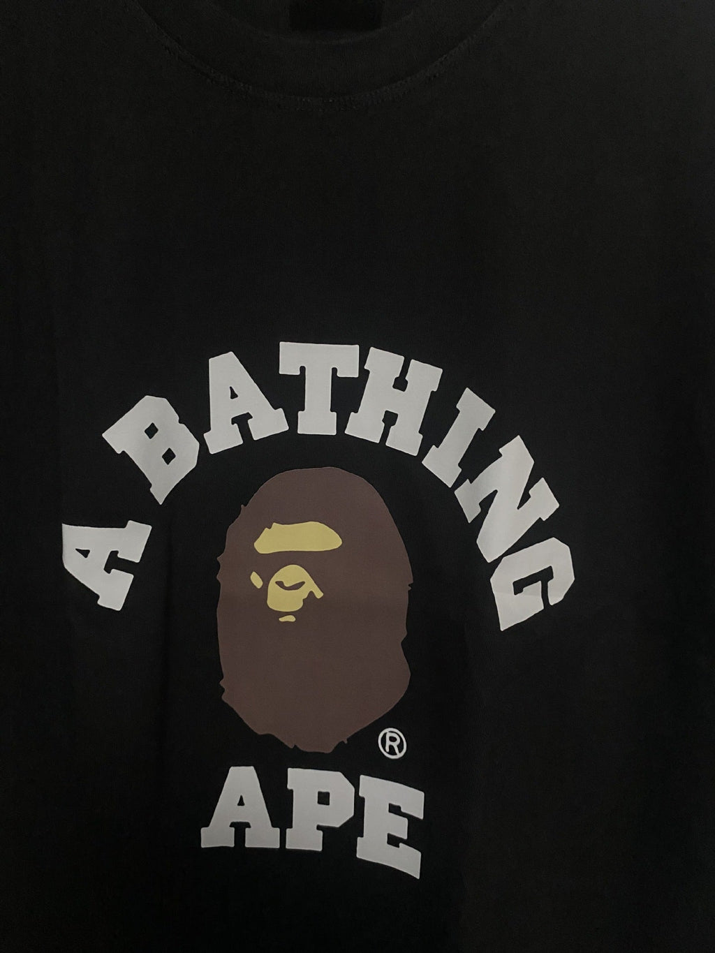BAPE Ape Head Print Loose Unisex Streetwear T-Shirt