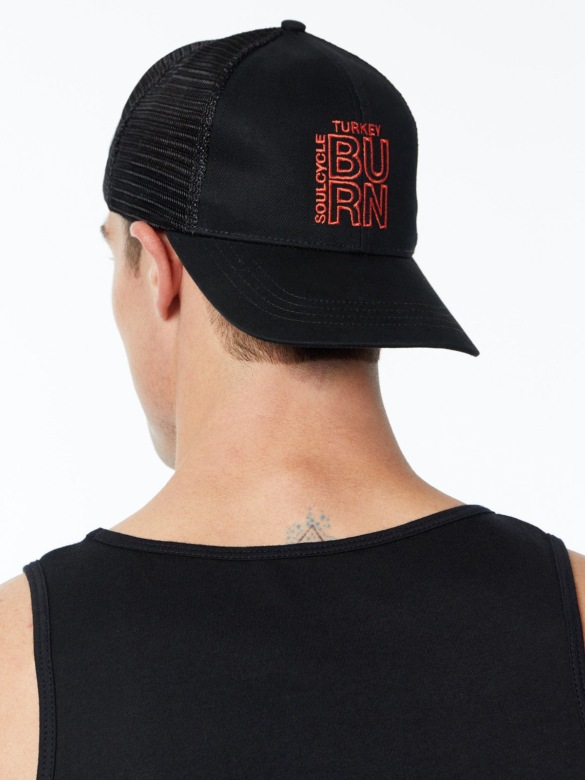 BLACK TURKEY BURN TRUCKER  HAT