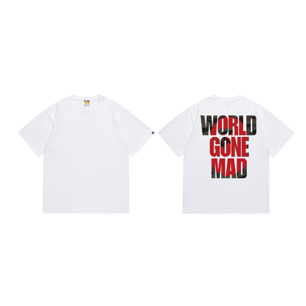 BAPE World Gone Mad Short-Sleeve T-Shirt