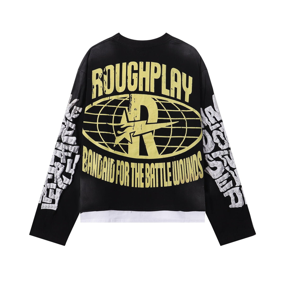 Rough Play Slime Skull Graphic Long-Sleeve T-Shirt