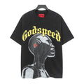 Godspeed Out of Many One Washed Black Graphic T-Shirt