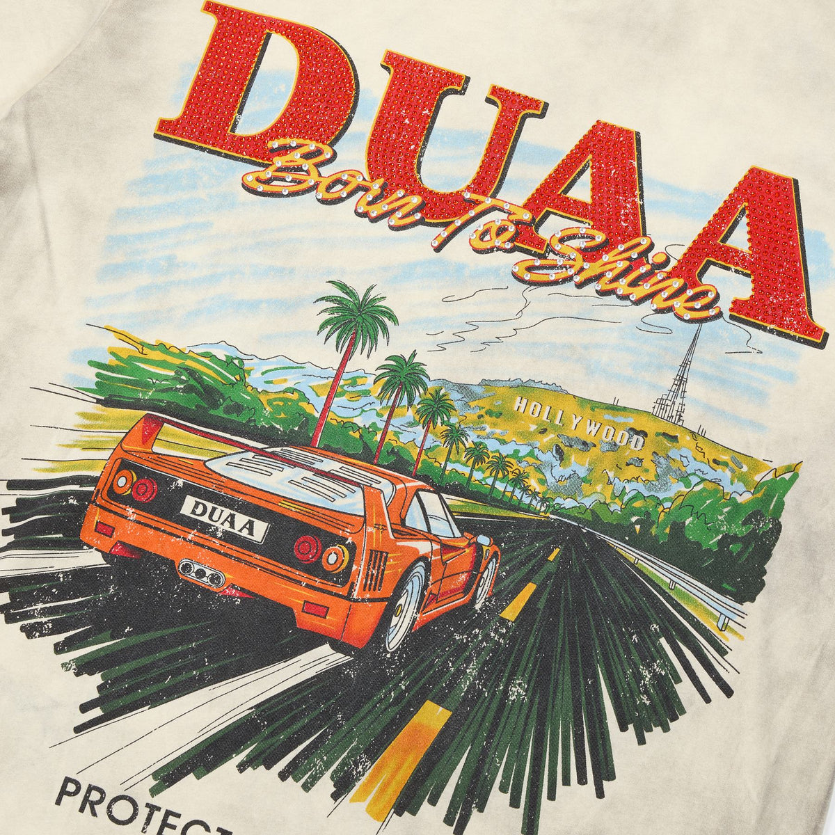 Rough Play DUAA Car Graphic Short-Sleeve T-Shirt
