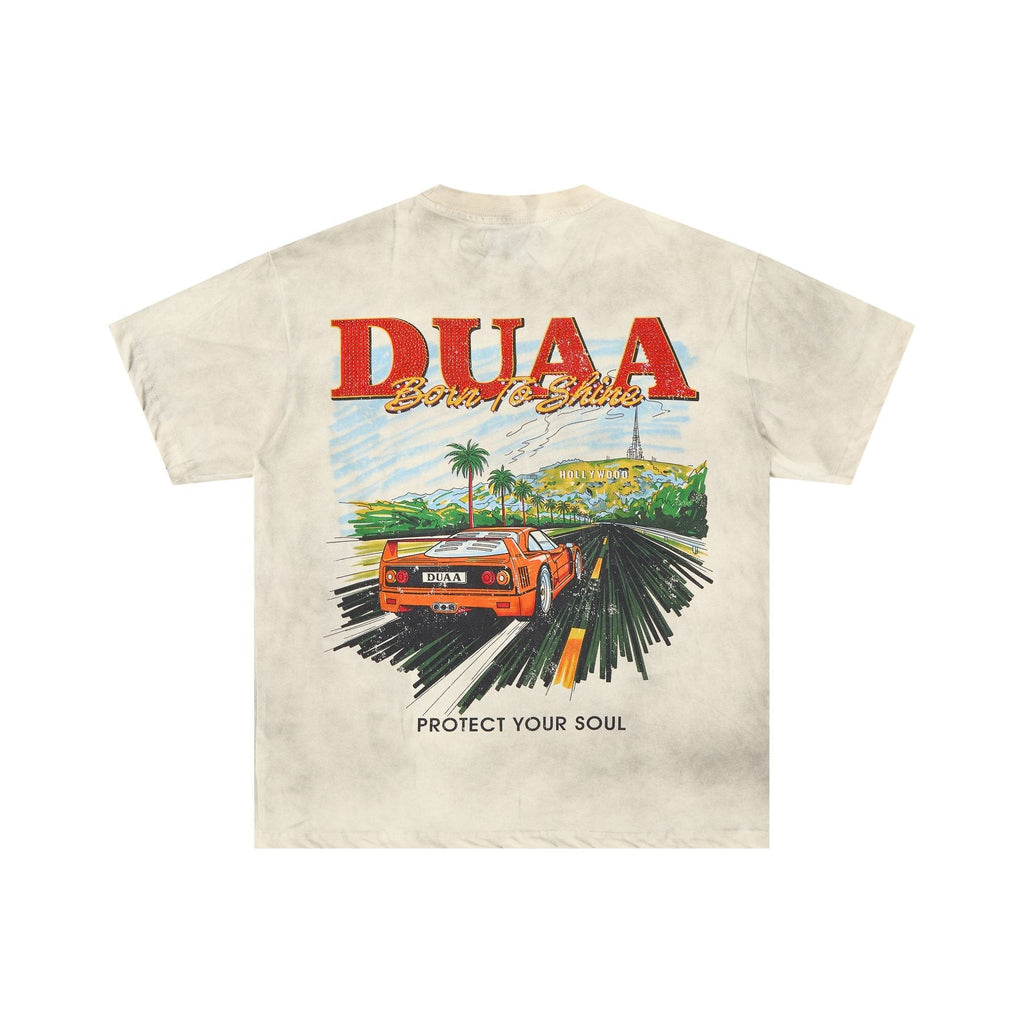Rough Play DUAA Car Graphic Short-Sleeve T-Shirt