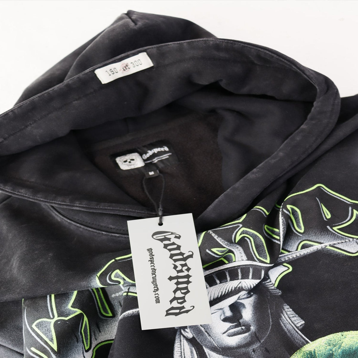 Godspeed Top 5 Slizzy Statue & Snake Graphic Hoodie