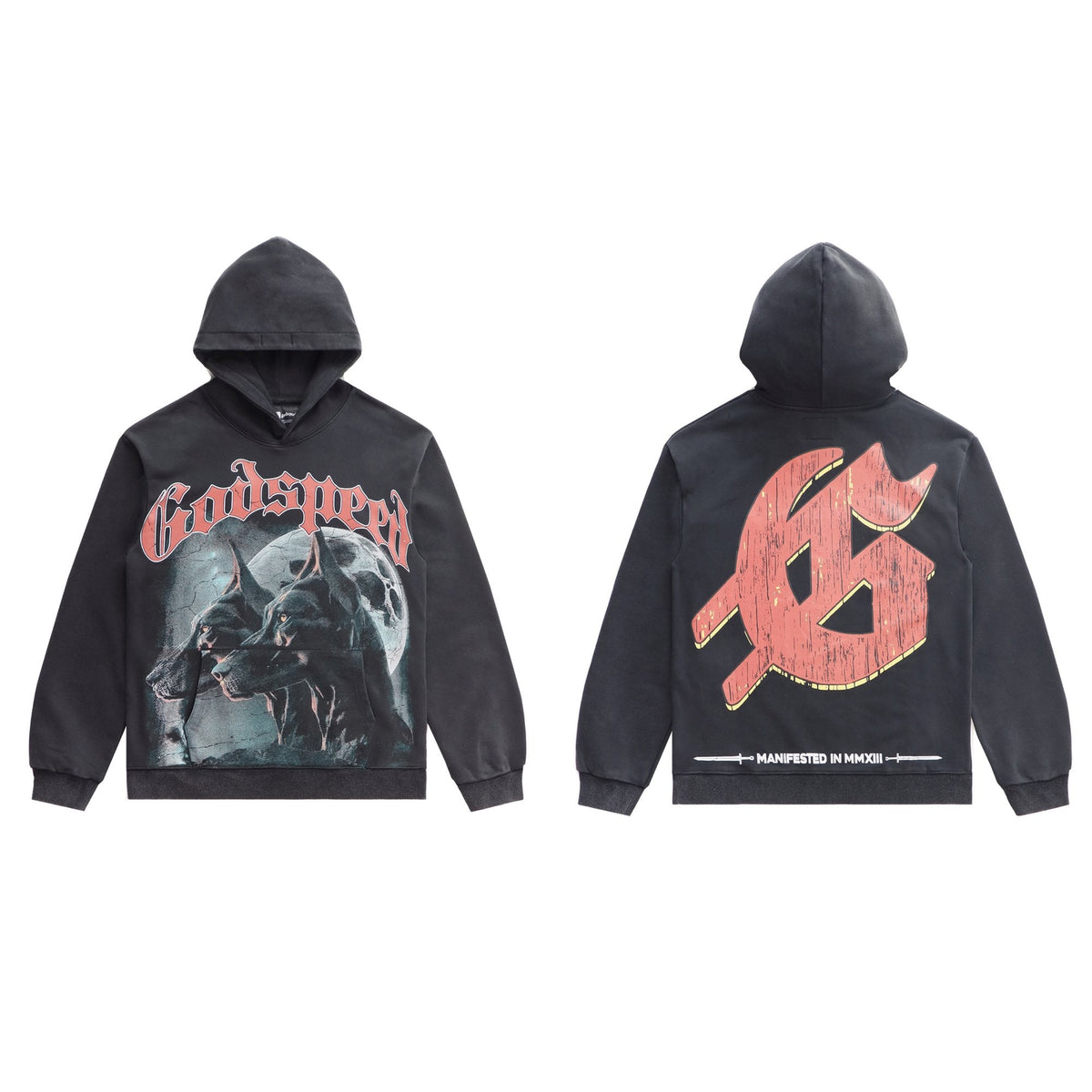 Godspeed Manifested Dog Graphic Hoodie