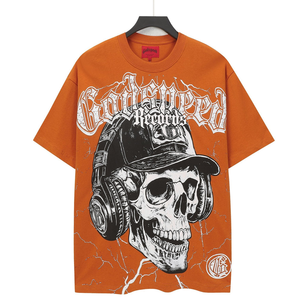 Godspeed Rock Tour Skull Graphic T-Shirt
