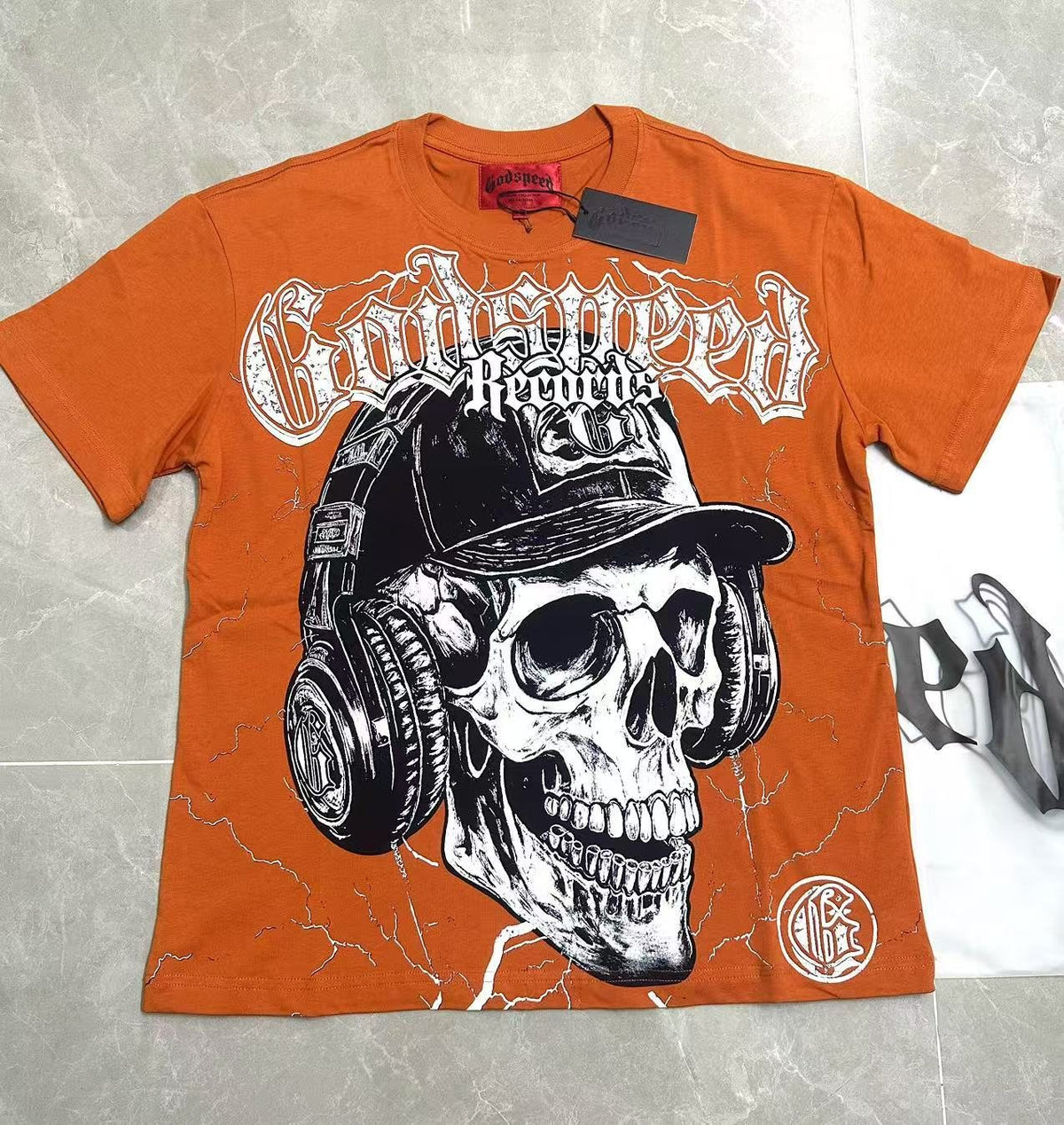 Godspeed Rock Tour Skull Graphic T-Shirt