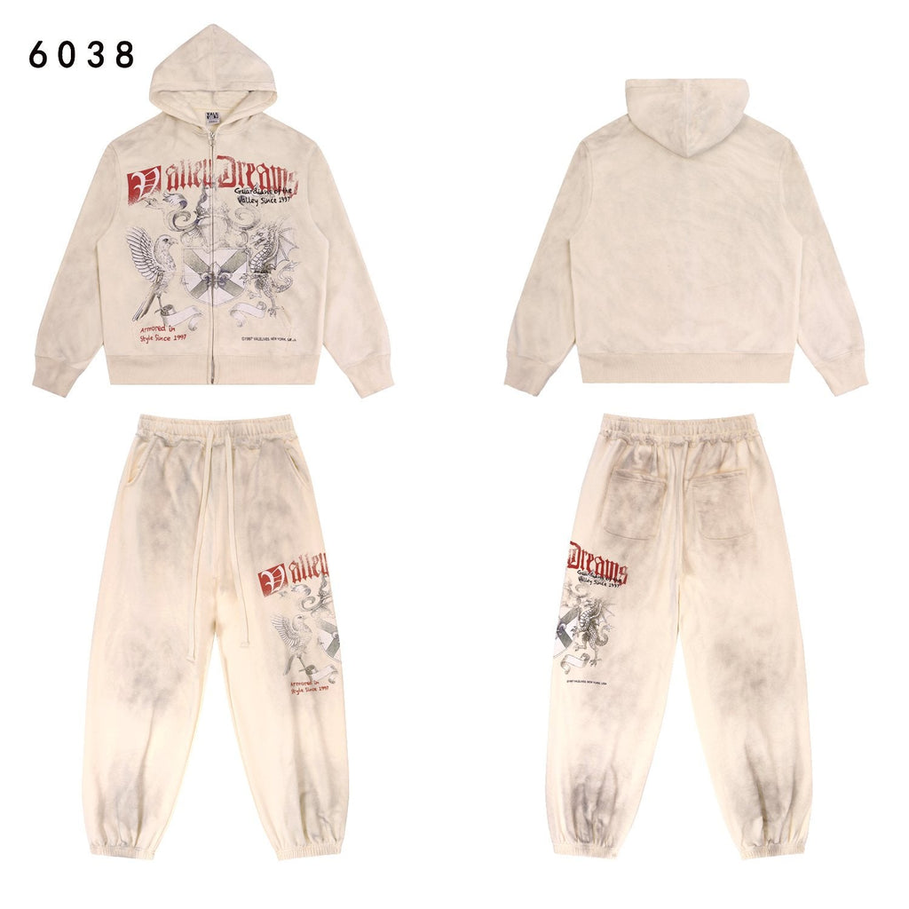 VALE USA Guardian Graphic Zip Hoodie and Jogger Set