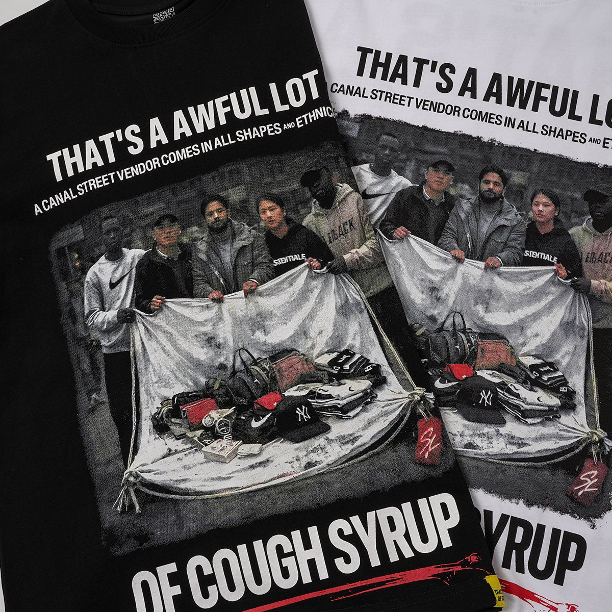 THAT'S A AWFUL LOT OF COUGH SYRUP Photo Graphic Short-Sleeve T-Shirt