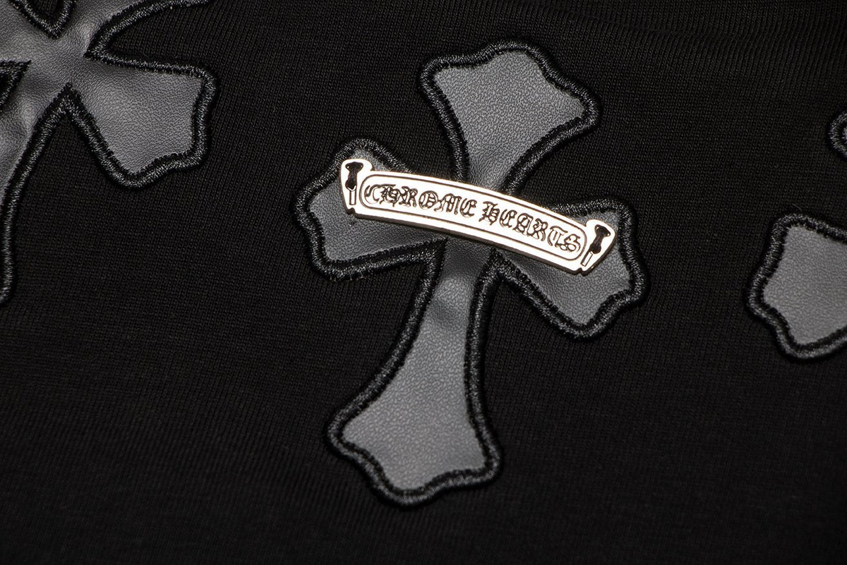 Chrome Hearts Cross Applique Short-Sleeve T-Shirt