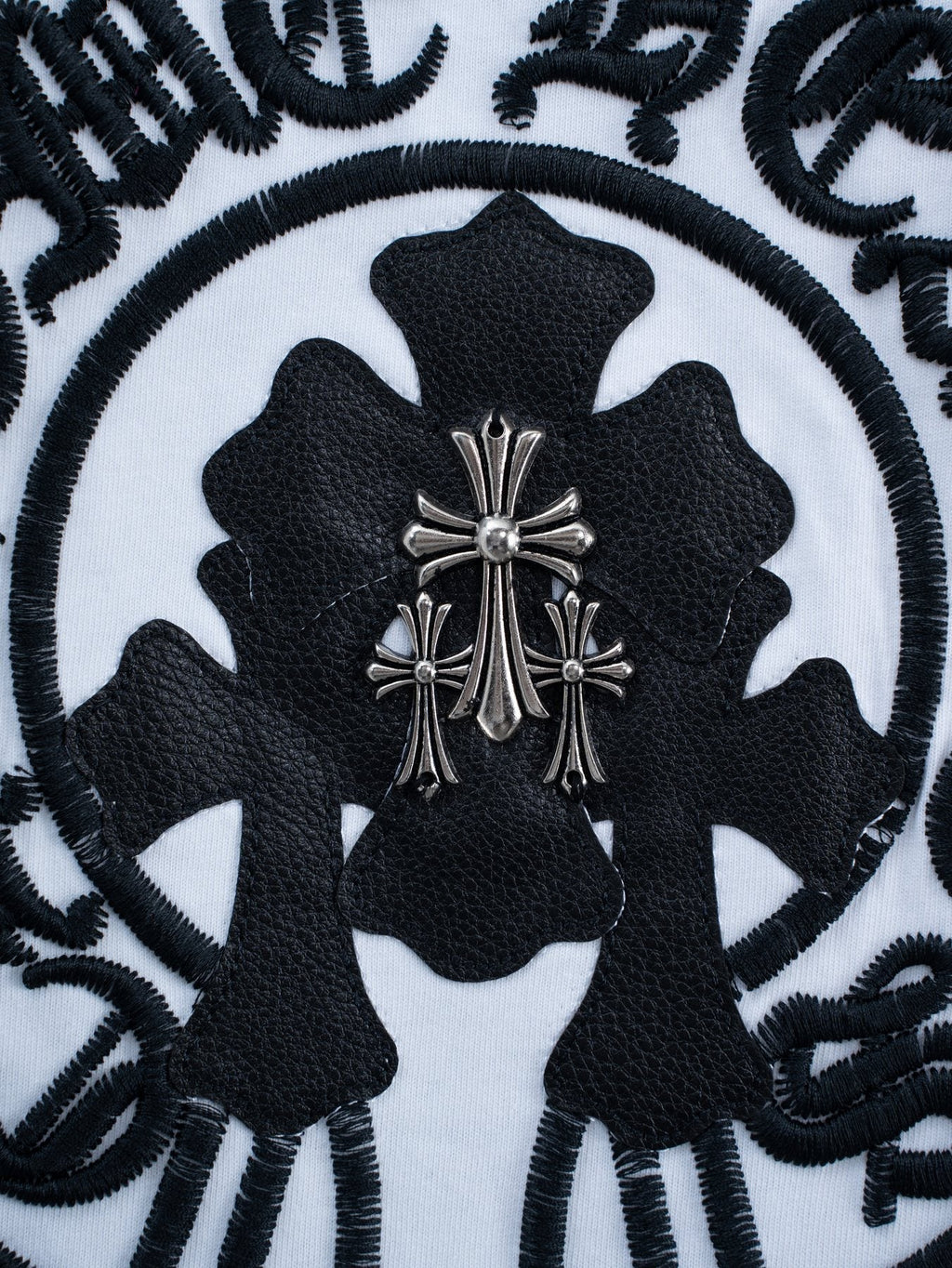 Chrome Hearts Horseshoe Cross Graphic T-Shirt