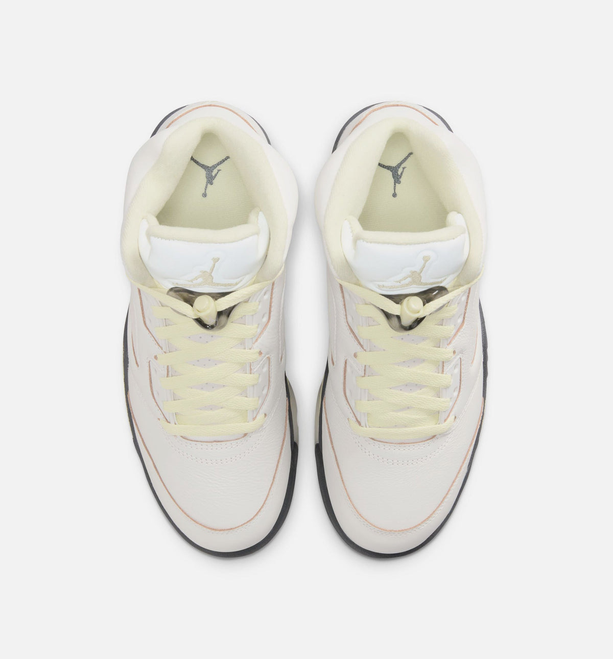 Air Jordan 5 Retro Luminous Green and Sail Women's Lifestyle Shoes - Sail / Luminous Green / Anthracite